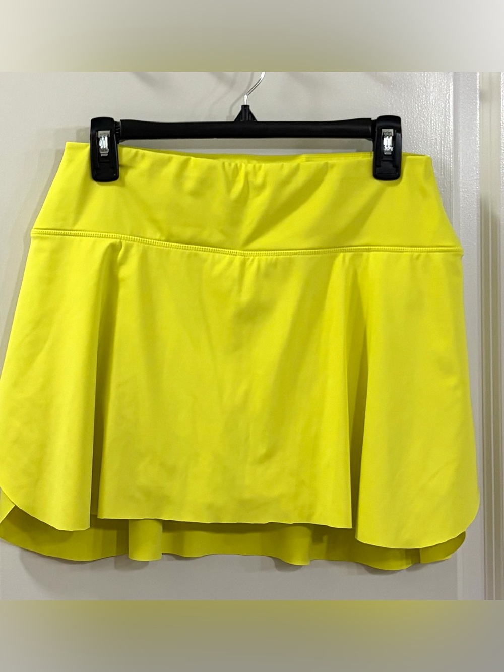 Calvin Klein Performance Women Skort Tennis Skirt Shorts Large Neon Yellow